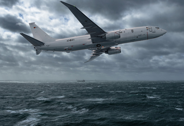 P-8A over sea