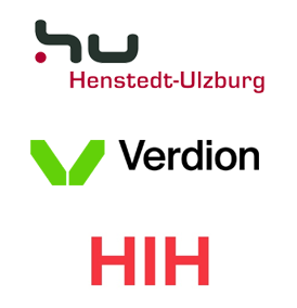 Henstedt-Ulzburg, Verdion, and HIH logos