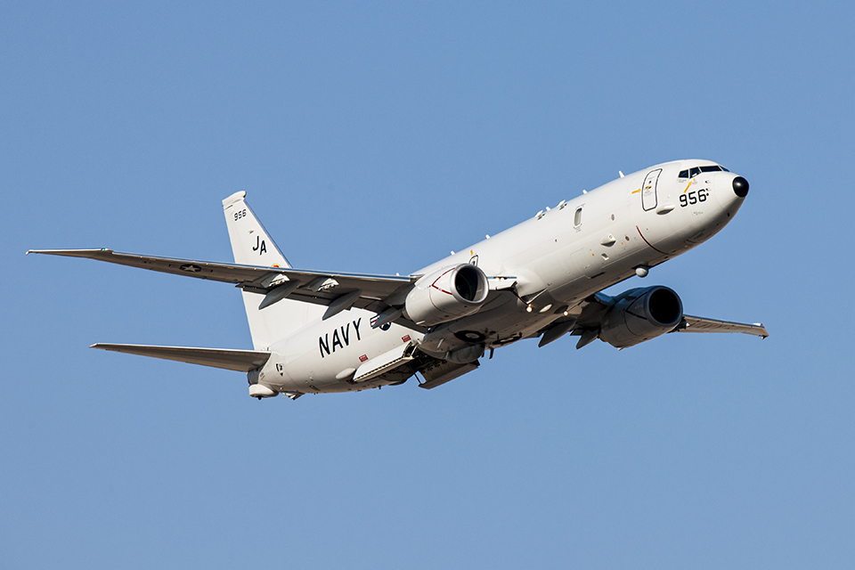 2013 Dubai Airshow,  11/11/2013 through 11/22/2013. The P-8A Poseidon flight demonstration.